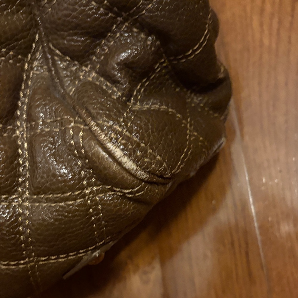 Marc Jacobs Quilted Leather Satchel in Brown with Gold Hardware - Picture 4 of 11